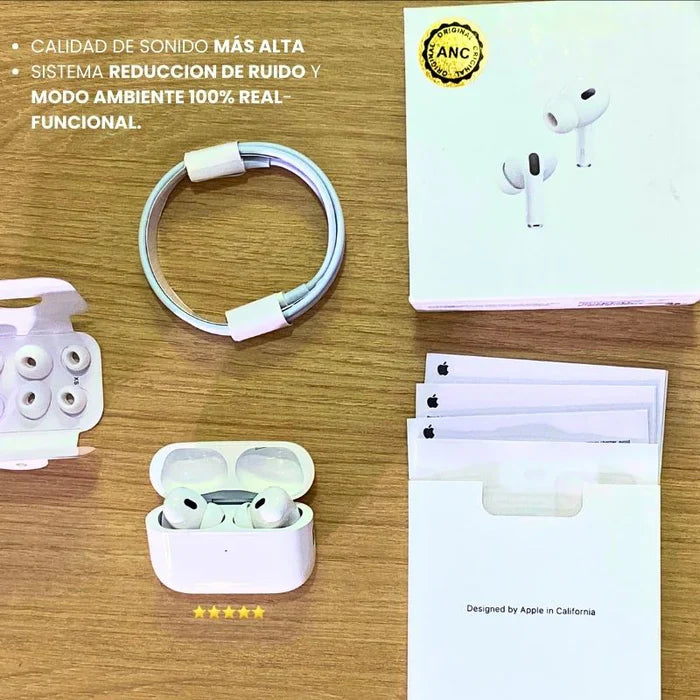 AirPods Pro 2 – Audífonos Premium + Correa de Seguridad